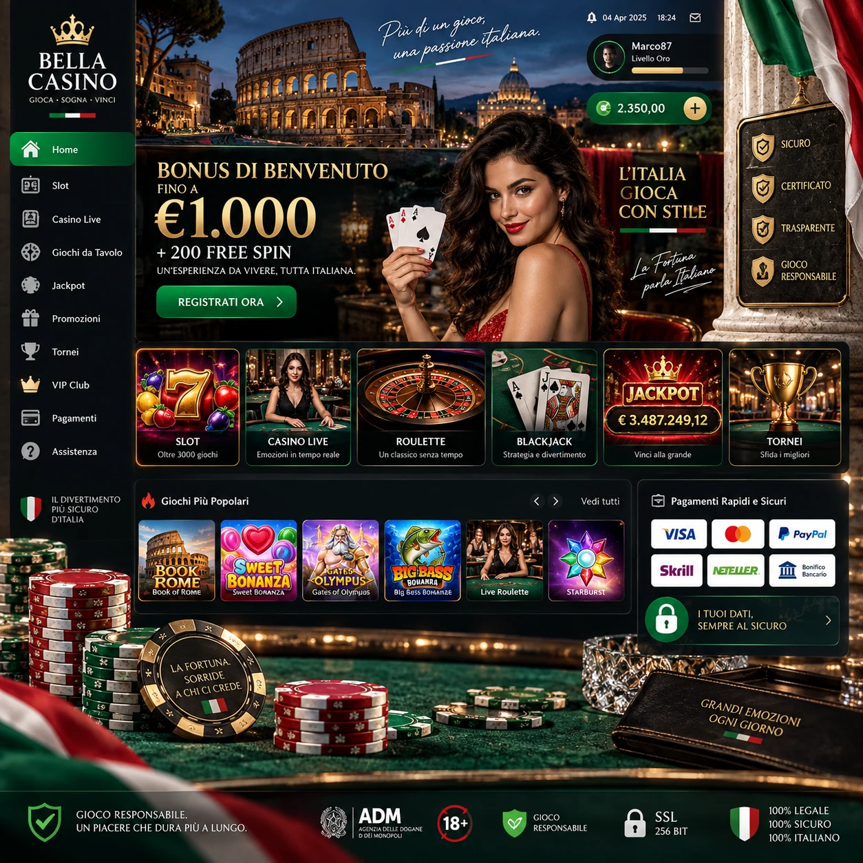 Casin Online Aams 2026 Guida Completa Alla Scelta Delle Piattaforme Sicure E Affidabili In Italia