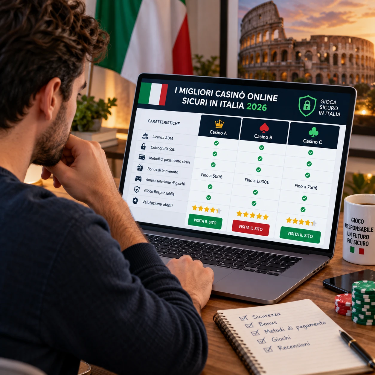 Guida Ai Casin Online In Italia Nel 2026 Come Scegliere Una Piattaforma Sicura E Giocare